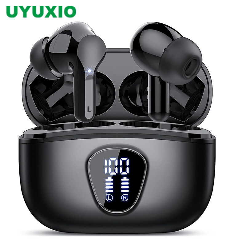 Type C Wired Earphones With Mic - Wireless Earbuds BT5.3 Headphones HiFi Stereo