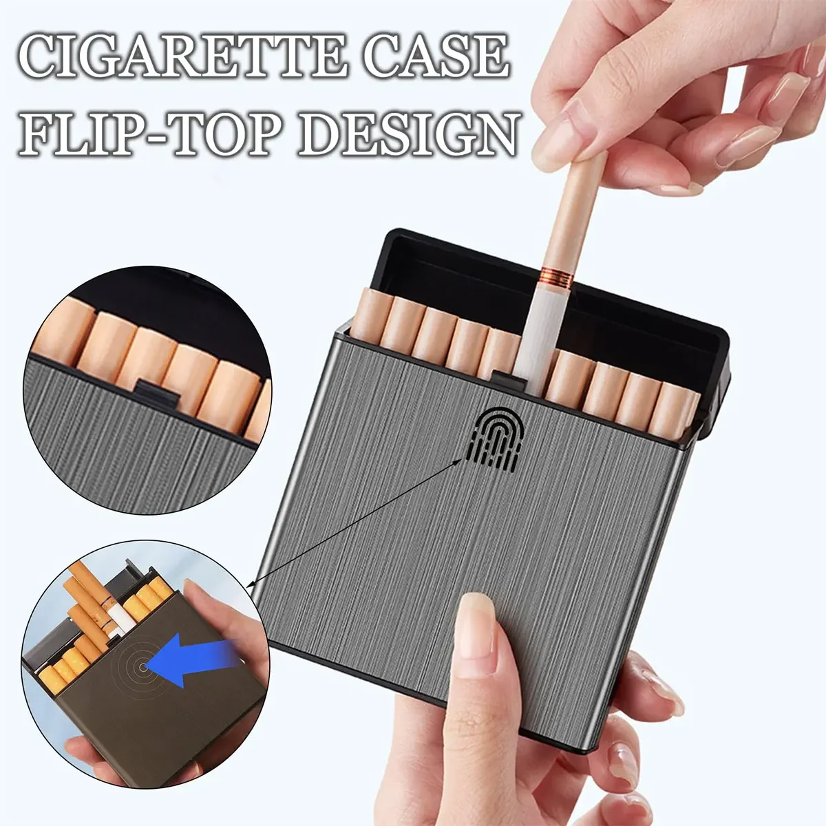 Large Capacity Cigarette Case  - Laptops recension och pris