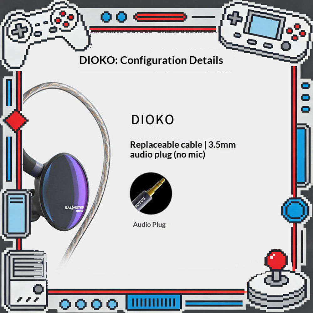 7Hz x Crinacle Dioko Planar Ma - Planar Magnetic Iem Earphones recension och pris