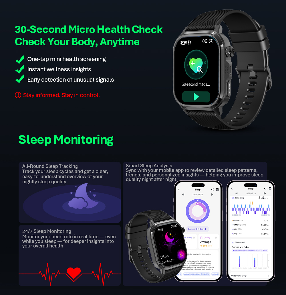VALDUS CARDIGO Men Women ECG H - Smartwatches recension och pris