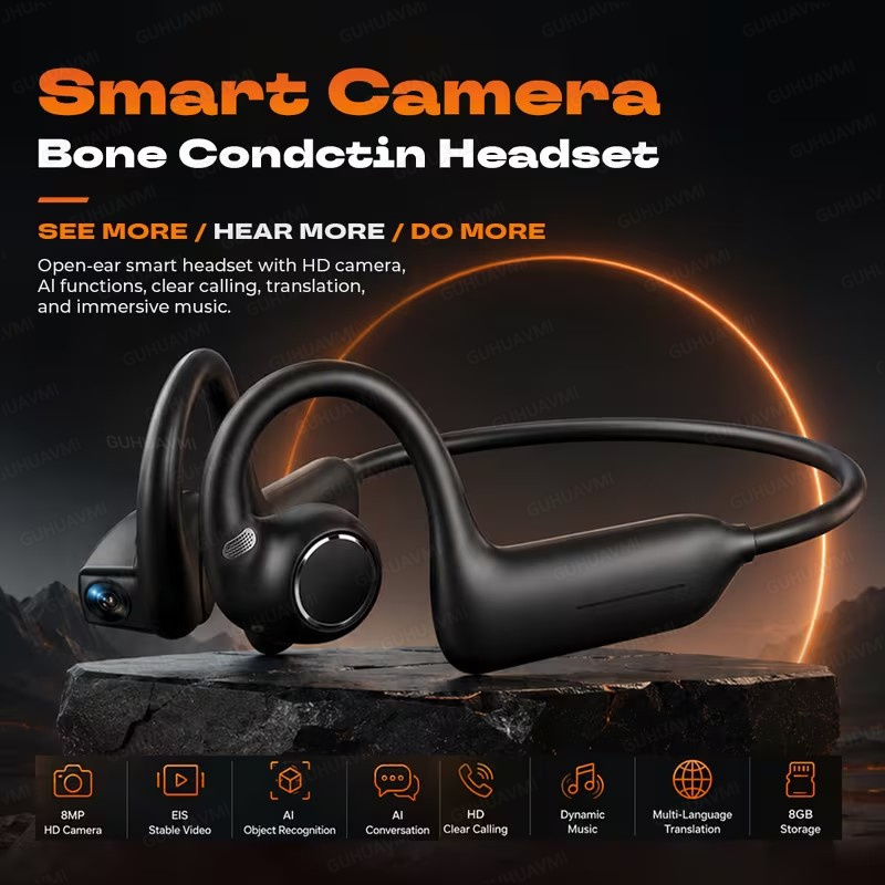 New Women 8MP Camera Earphones - Headphones recension och pris