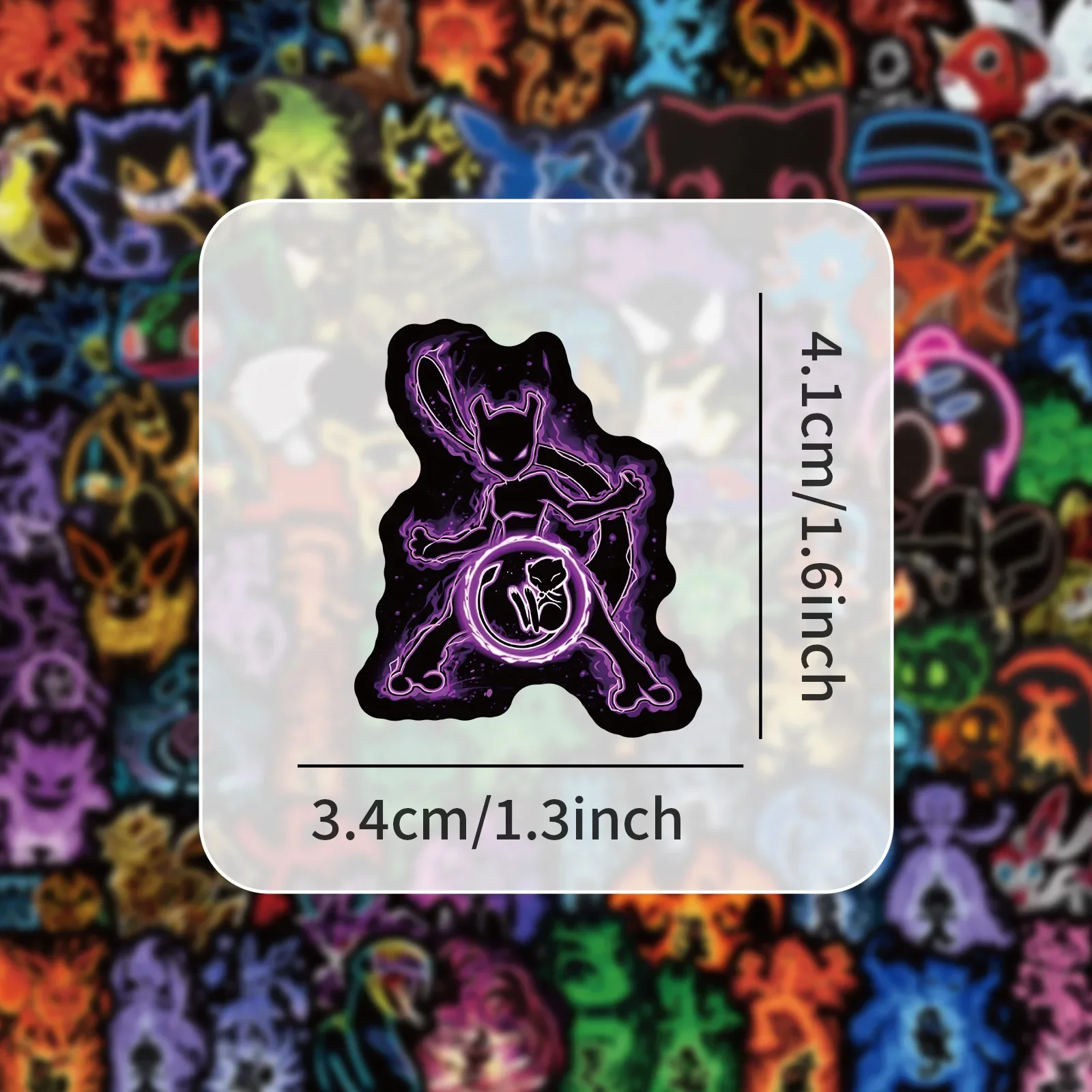 100pcs Neon  Pokémon  Stickers - Laptops recension och pris